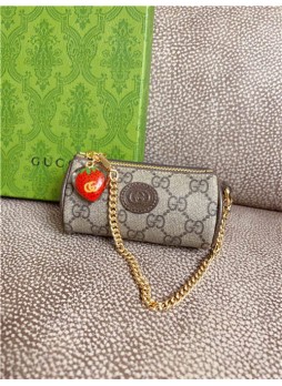 Guc.ci Coin purse with Double G strawberry 726253 High